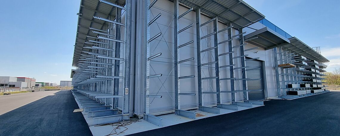 Scaffale cantilever - stoccaggio individuale