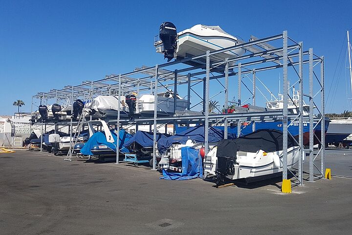 pallet racking for boat storage