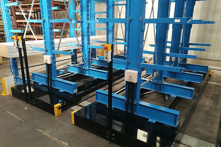 mobile cantilever racking