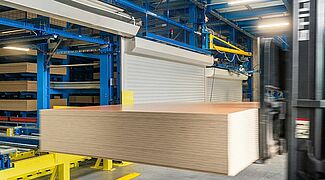 automatic warehouse timber storage