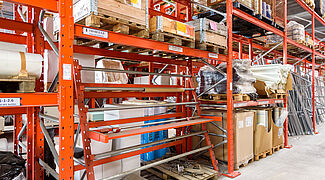 pallet racking for building material